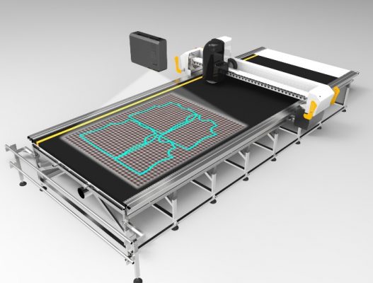 Máy cắt vải tự động bảng laser lớn cho xưởng may quy mô lớn