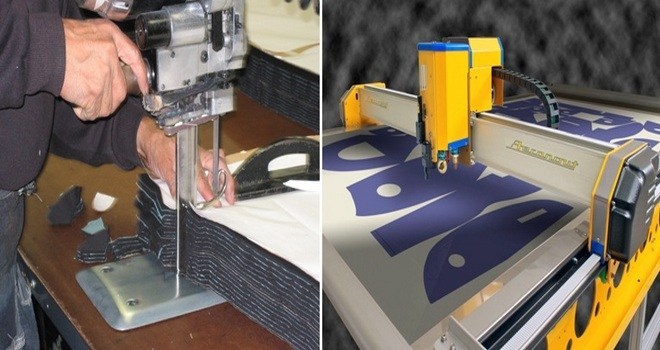 Máy cắt vải trong công nghiệp dệt may
