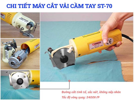 Sử dụng máy cắt vải cầm tay cần lưu ý vấn đề an toàn khi sử dụng Sử dụng máy cắt vải cầm tay cần lưu ý vấn đề an toàn khi sử dụng